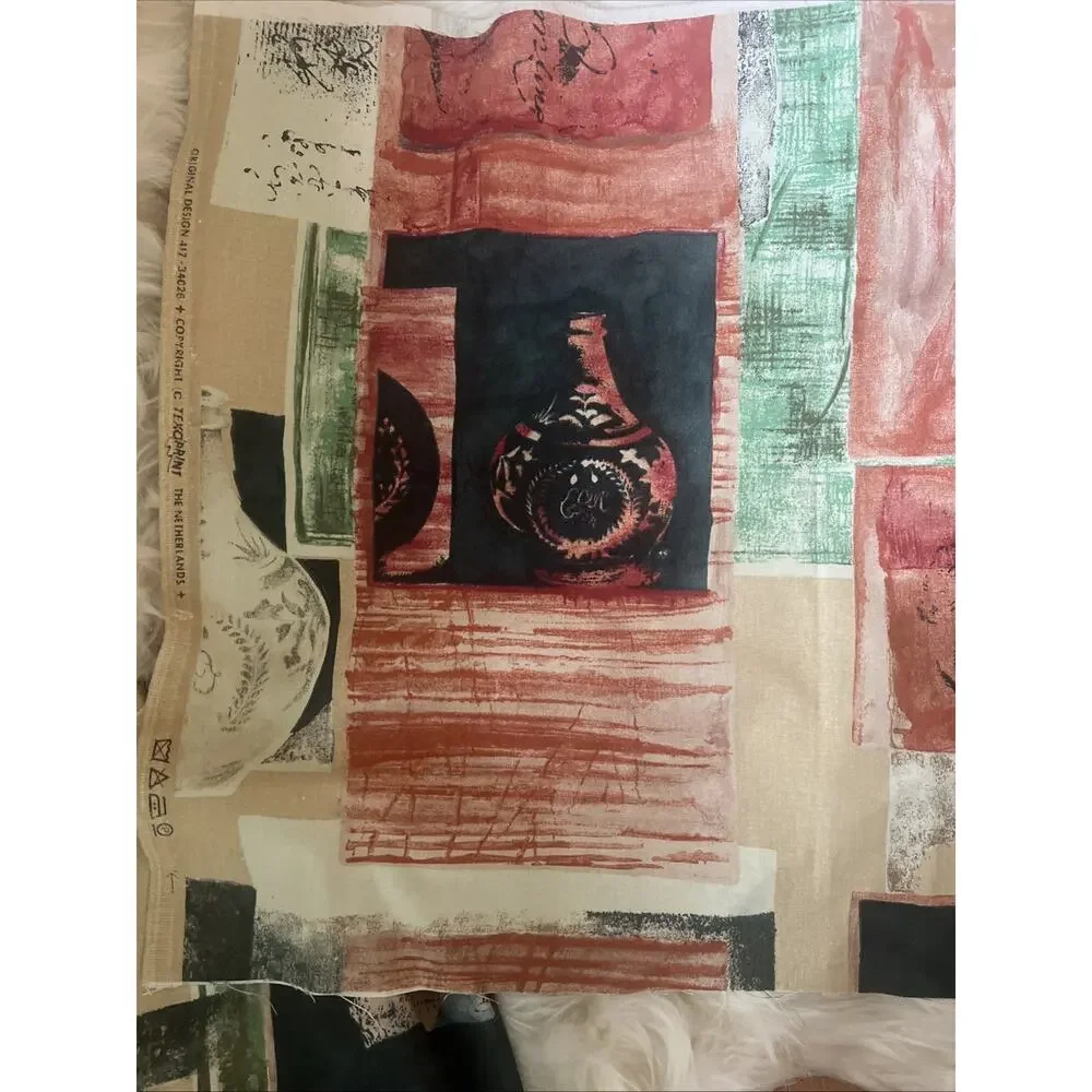 Vtg Texoprint Netherlands Fabric Lot 3 Original Design 417-34026 Cotton Quilt